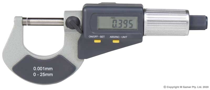 25mm Digital Outside Micrometer